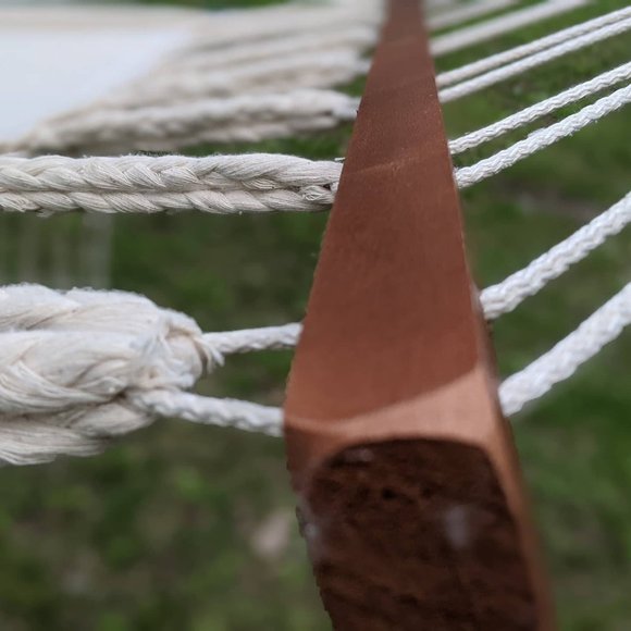 Cabana Hammock Handwoven | Summer Hammock | Double Sided Hammock | Comfy Home Ac - Picture 6 of 8